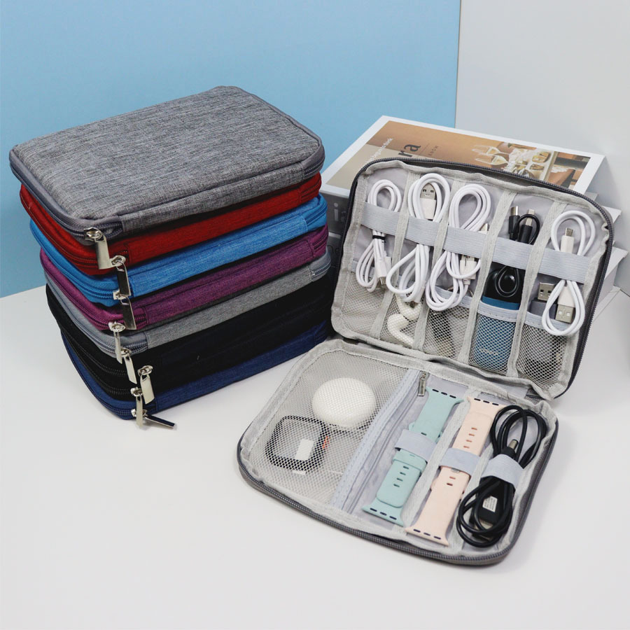 1pc Cable Organizer Case Multi - Tech Accessories Travel Organizer Pouch ulasan dan harga