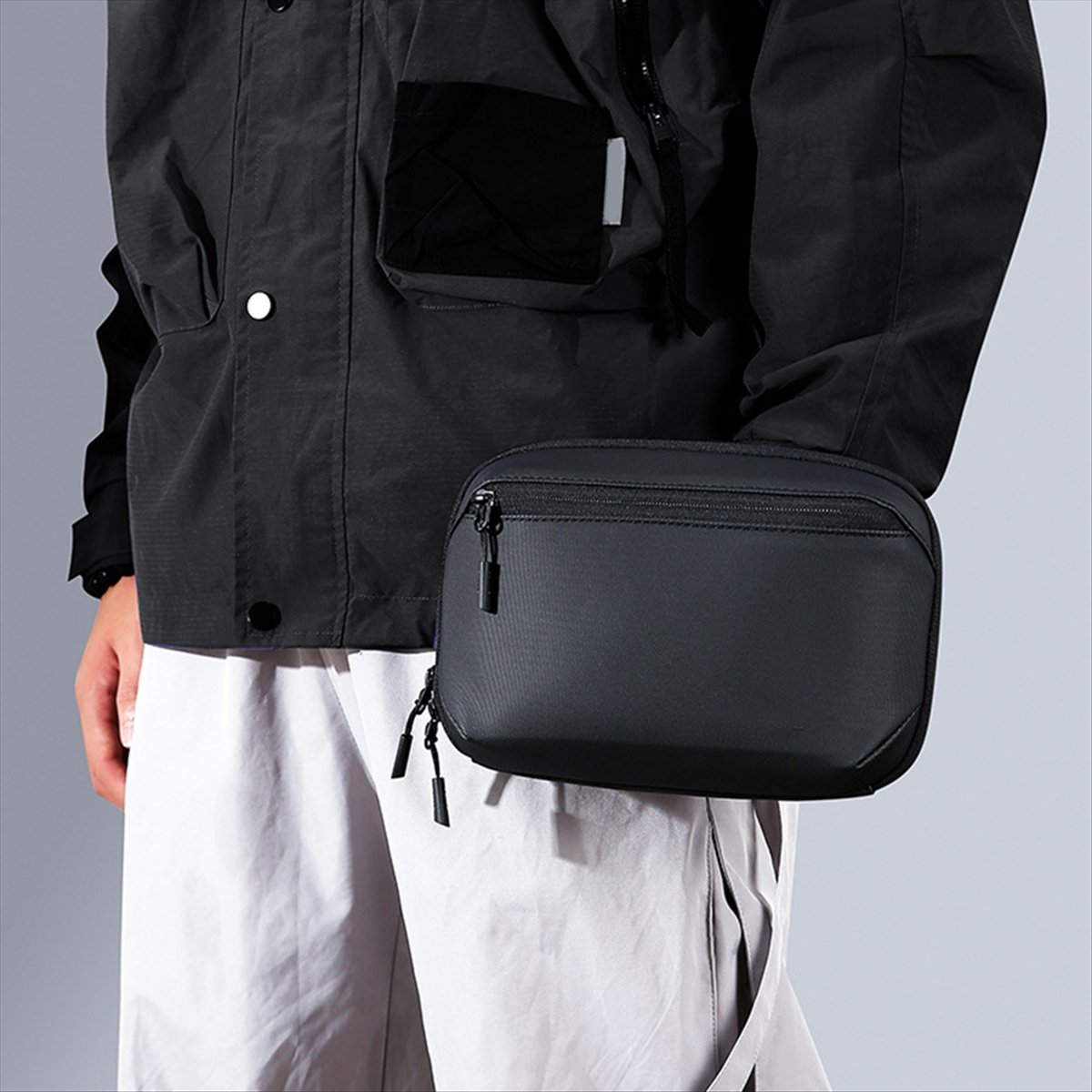 ☶❈＊♥AC1579-Waterproof Tech Pou - Tech Accessories Case ulasan dan harga