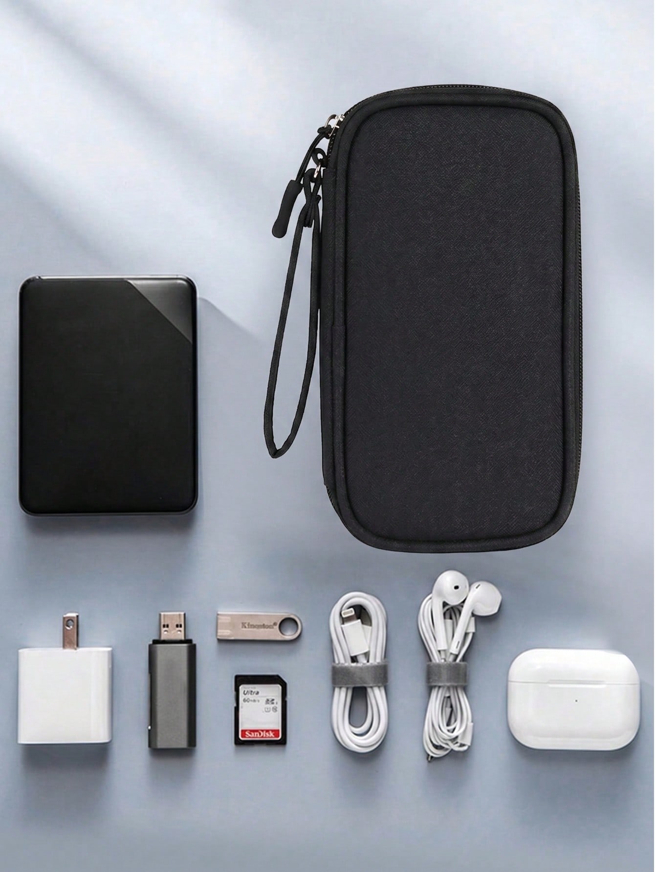 Set Packing Cubes& Travel Cabl - Tech Accessories Case ulasan dan harga