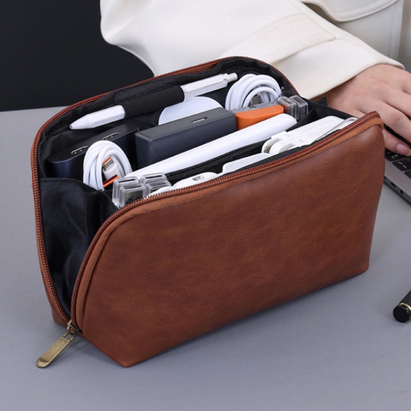 PU Tech Organizer Pouch Travel - Tech Accessories Travel Organizer Pouch ulasan dan harga