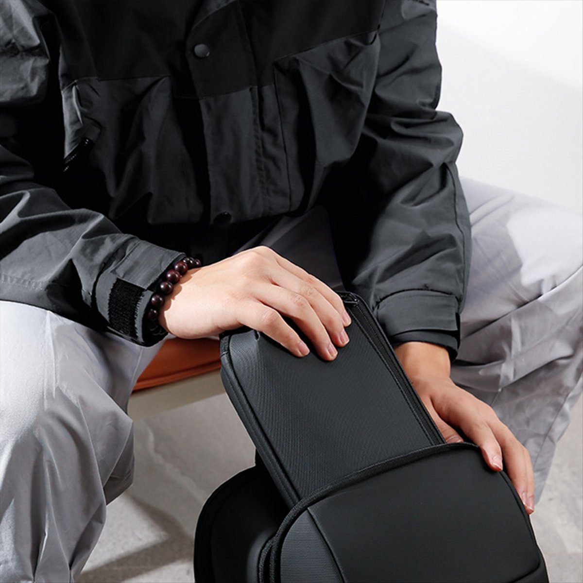☶❈＊♥AC1578-Waterproof Tech Pou - Tech Accessories Case ulasan dan harga